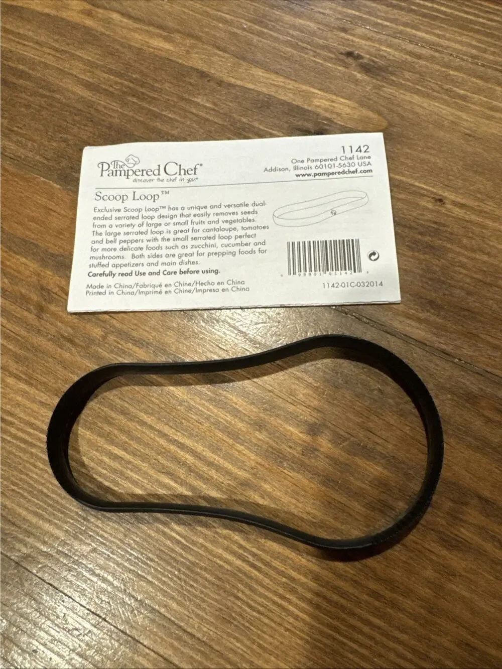 Pampered Chef Scoop Loop Food Prep Tool